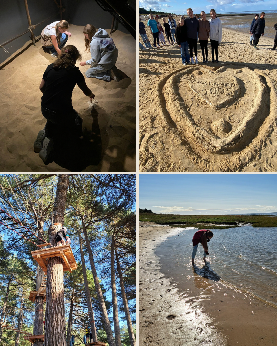 Braun Beige Herbstlich Collage Einfach Erinnerungen Herbst Natur Instagram Post - 1